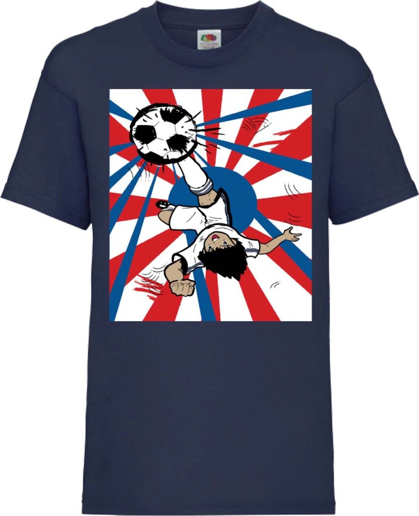 Kinder T-Shirt Captain Tsubasa 03 Oozora, 9-11 Jahr - 140 / Dunkelblau