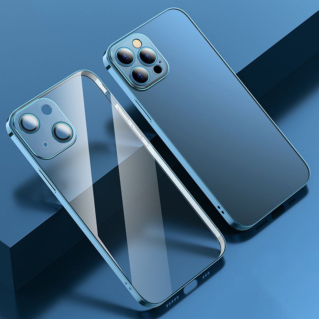 Mobiltelefone Hülle Objektivschutz staubdestfestes Telefon zurück -Shell -Schutzabdeckung-Blau-Größen: Für iPhone 14 Pro Max