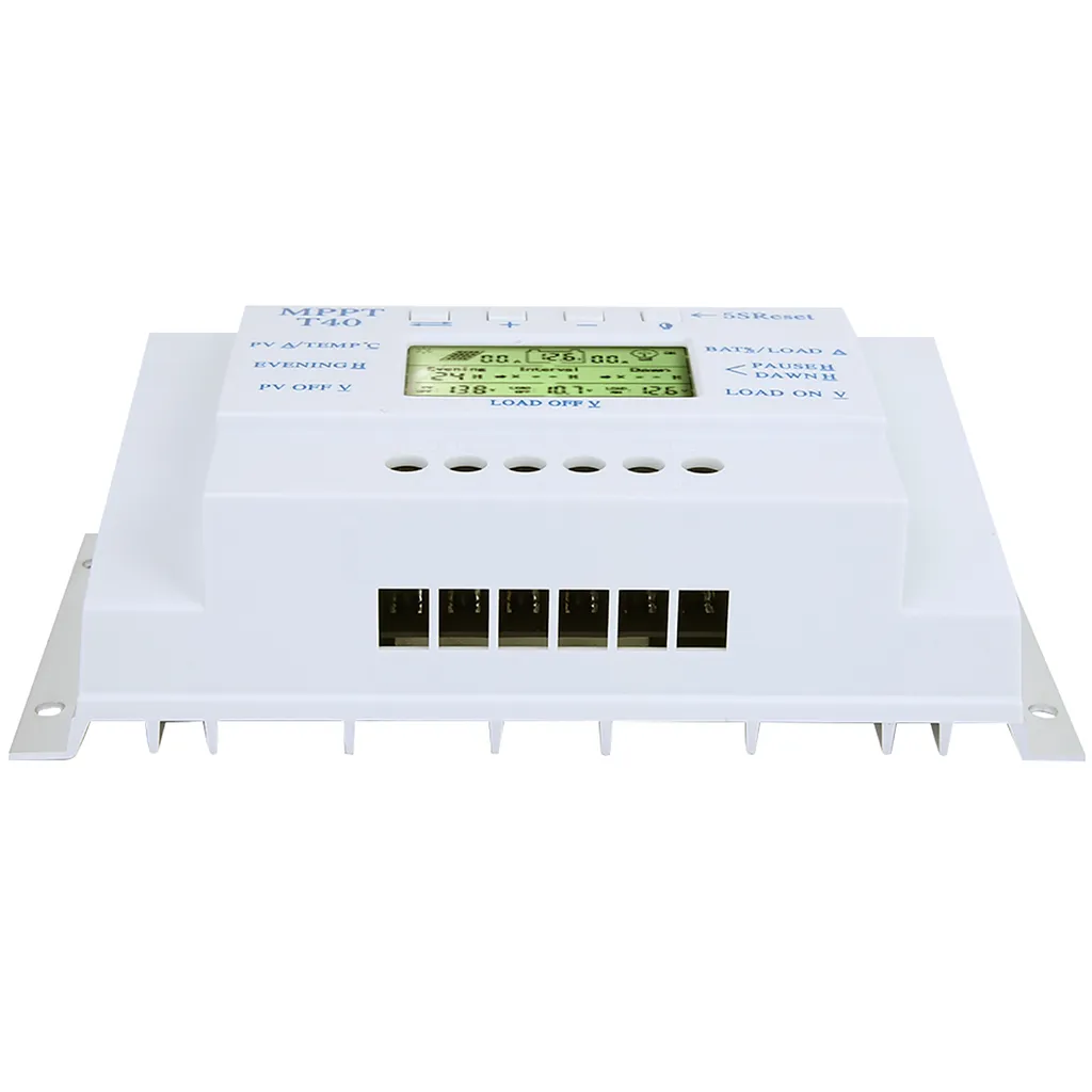 Régulateur de charge solaire 40A MPPT pour camping-car et van 12V 24V