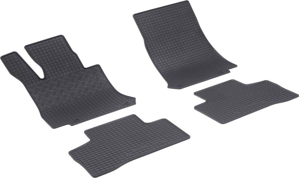 Rigum Gummi Fußmatten Set für Mercedes GLC X253 GLCe C253, Bj. 2015- + EQC, Bj.