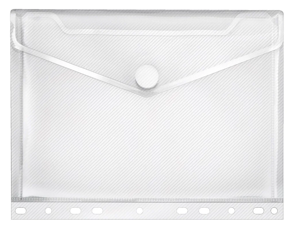 Pochette porte-documents A5 transparente aspect rayé VELOFLEX 5345