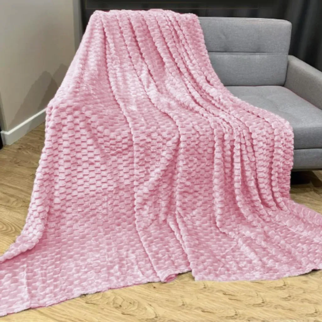 Coperta Rosa Lavabile 160x200 - Pratica, Bella e Super Morbida - 2
