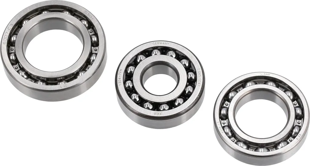 Roulement à billes cardan BK350 haute résistance, lot de 3 pièces en acier
