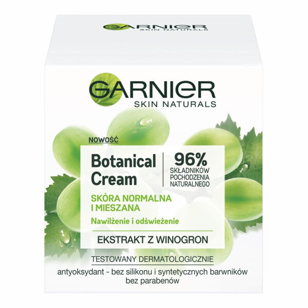 Garnier Botanical Nawilżający krem do twarzy skóra normalna Zdjęcie produktu 