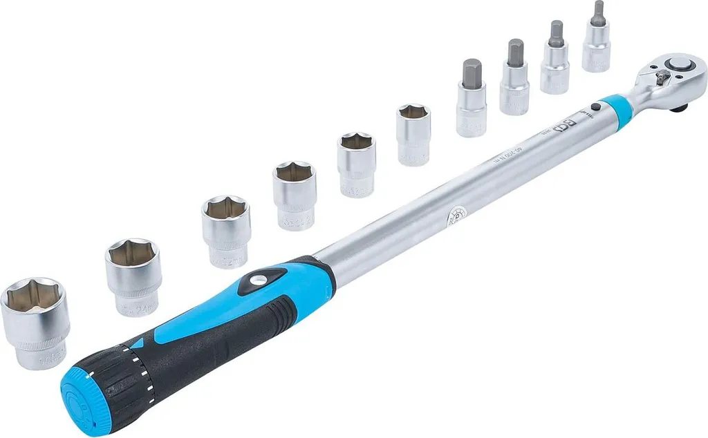 Coffret Clé Dynamométrique Professionnelle 1/2" BGS 40-200 Nm 11 pcs