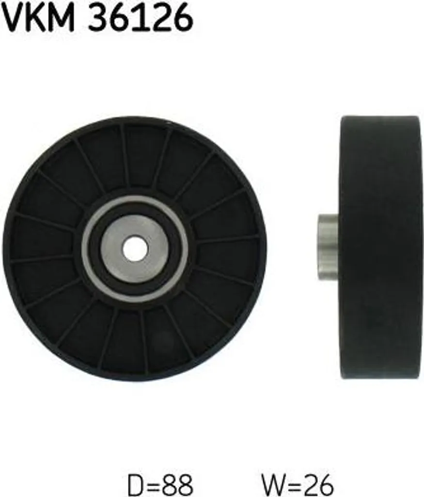 SKF VKM 36126 Rullo di Rinvio Volvo S90 V90 | Qualità OE 9135565