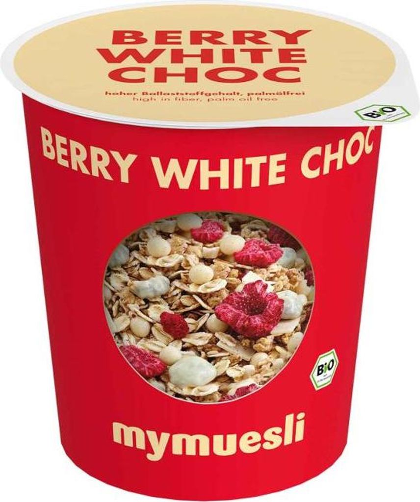 mymuesli 2go Berry White Choc  85g Produktbild 