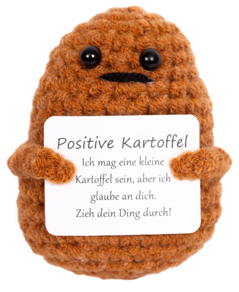 Handgemachte Positive Potato Kuscheltier Puppe - Deko Produktbild 