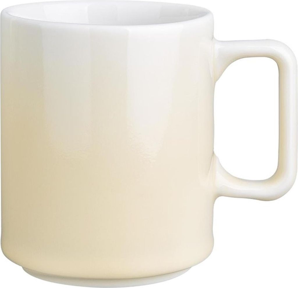 Olympia Fondant Becher Lemon - 340ml - 12 Kaffebecher - Porzellan