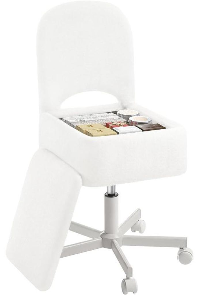 Stuhl mit Stauraum VS006-GL-EU/GB, um 360° drehbar, Produktbild 