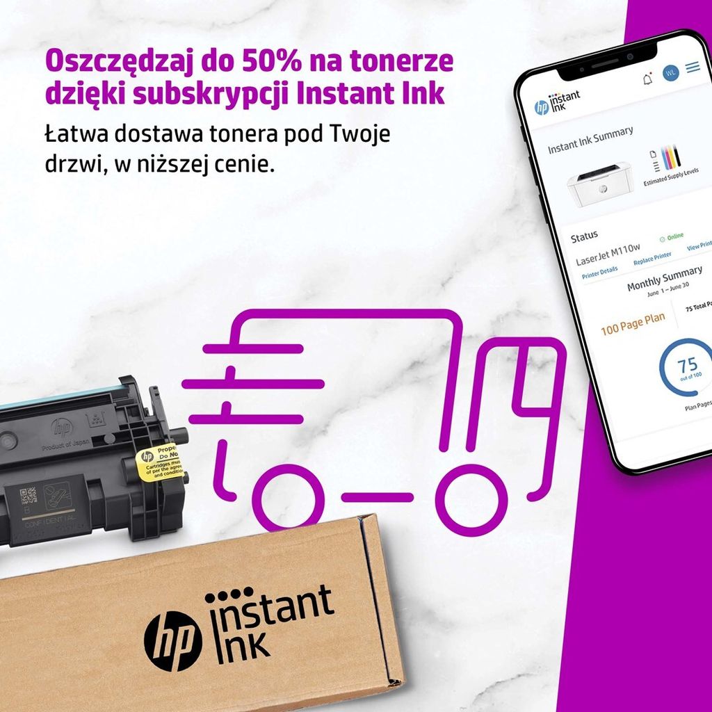 HP LaserJet M110w, Laser, 600 x 600 DPI, A4, 20 Seiten pro Produktbild 42