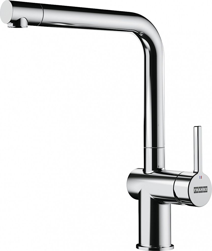 FRANKE Armatur ACTIVE L mit Festauslauf in CHROM / Küchenarmatur / Einhebelmischer