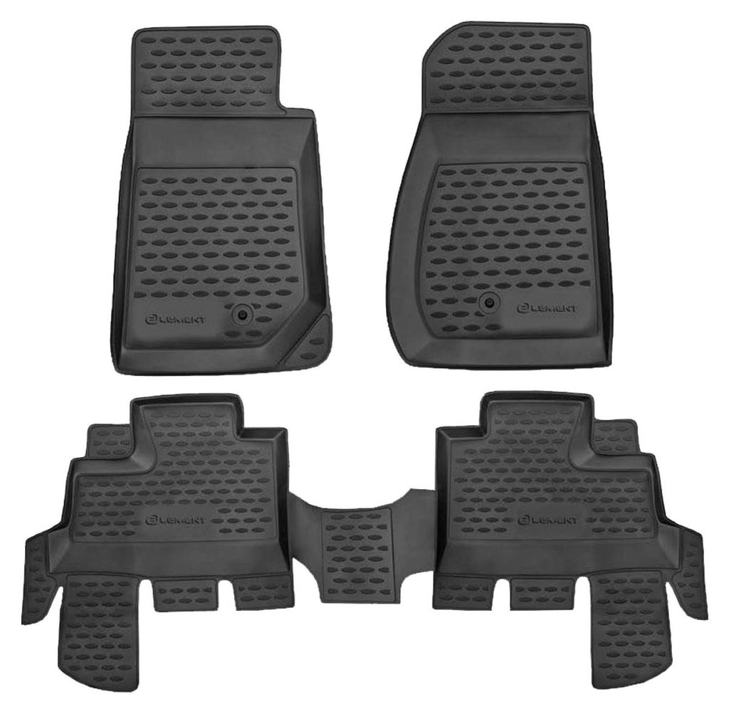 3D Tappeti Tappetini Auto In Gomma Per Jeep Wrangler Dal Immagine del prodotto 
