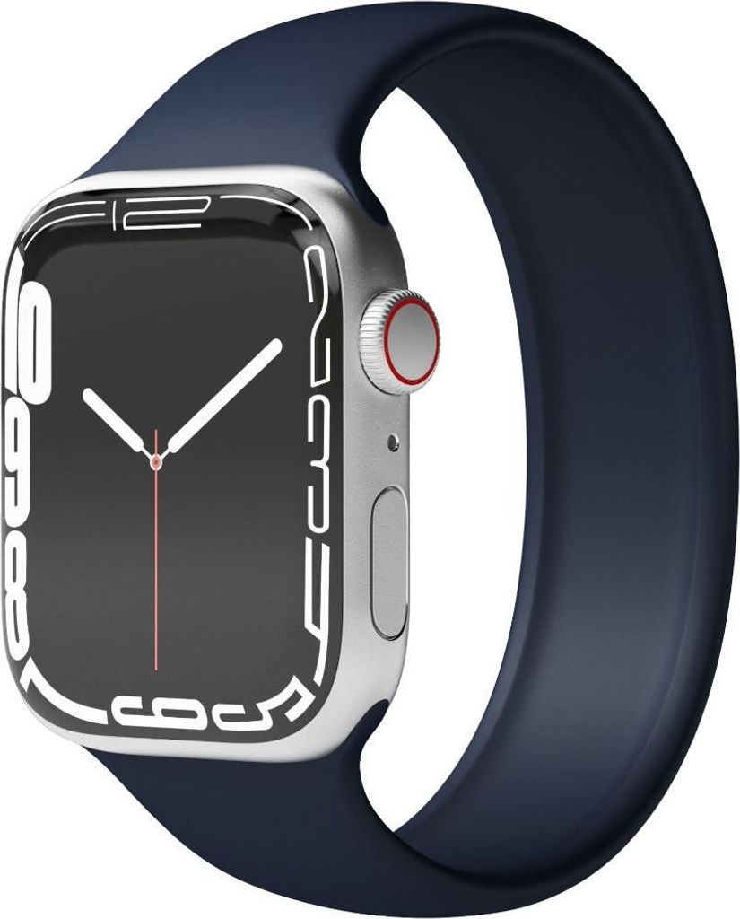 Vonmählen Watch Straps Solo Loop - Armband für Apple Watch, Gr. S, 44mm + 45mm + 46mm + 49mm, Navy