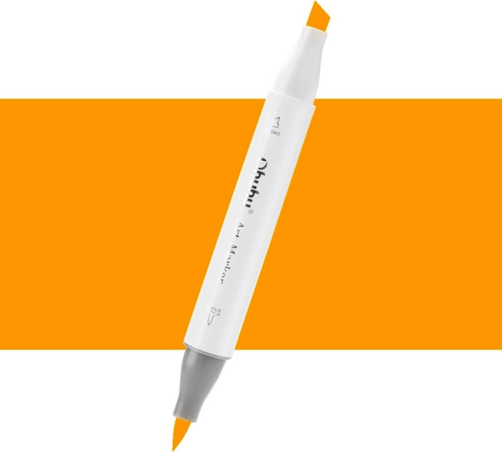 Dwustronny pędzel i dłuto OHUHU, YR2 Marigold Zdjęcie produktu 