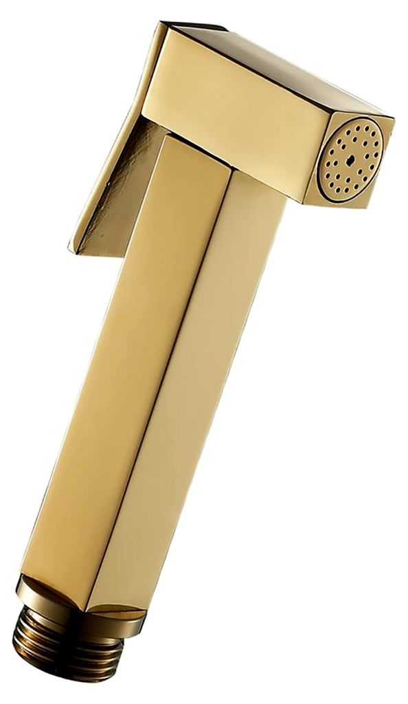 Hand-Bidet-Sprühgerät für die Toilette, Messing, Sprühgerät für Stoffwindeln, quadratisches Toiletten-Sprühgerät, Hochdruck-Handsprüher-Se...