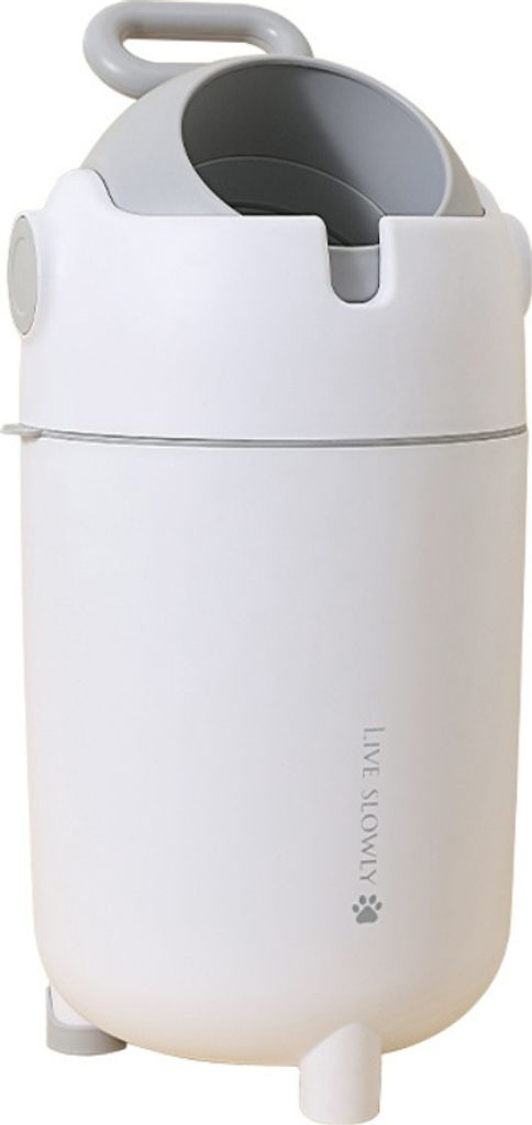 Buxibo Windeleimer – Geruchlos – Langlebig – Antibakteriell – 15 l – Weiß