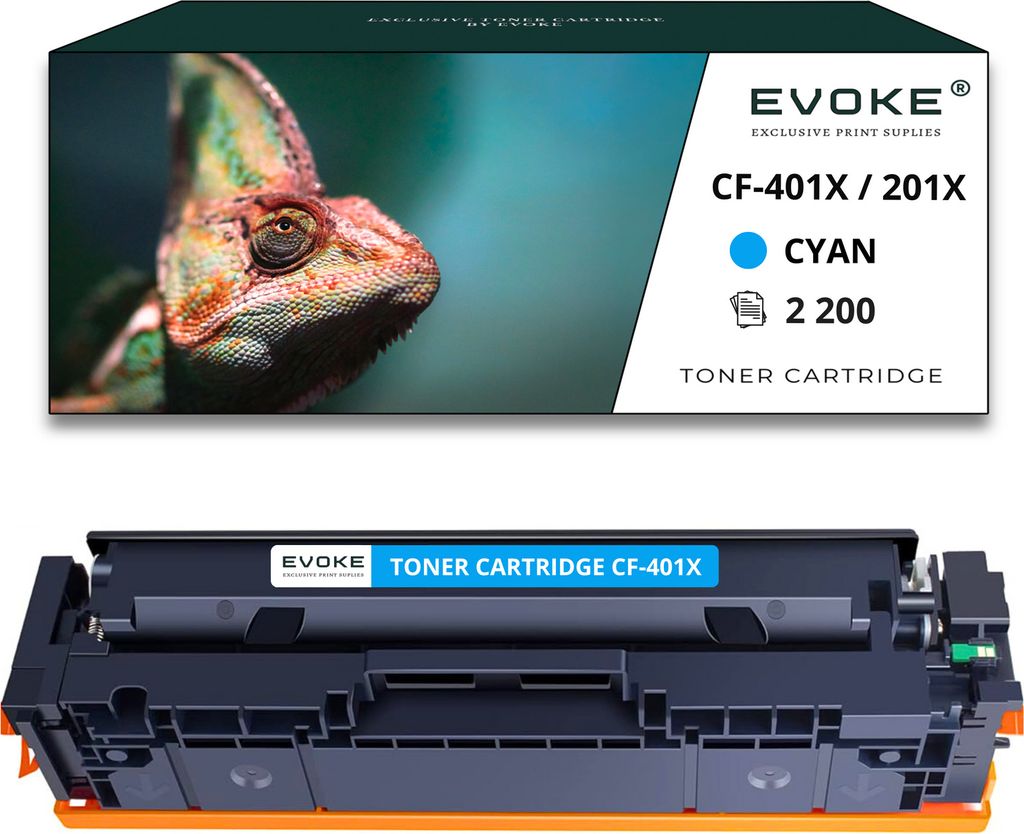 Toner für HP / Canon CF401X / CRG045HC-CF401X/CRG045C CF401X / CRG045HC Blau (cyan) | Ersatz für M252dw M274dn M277dw MF631Cn MF632Cdw MF633Cdw