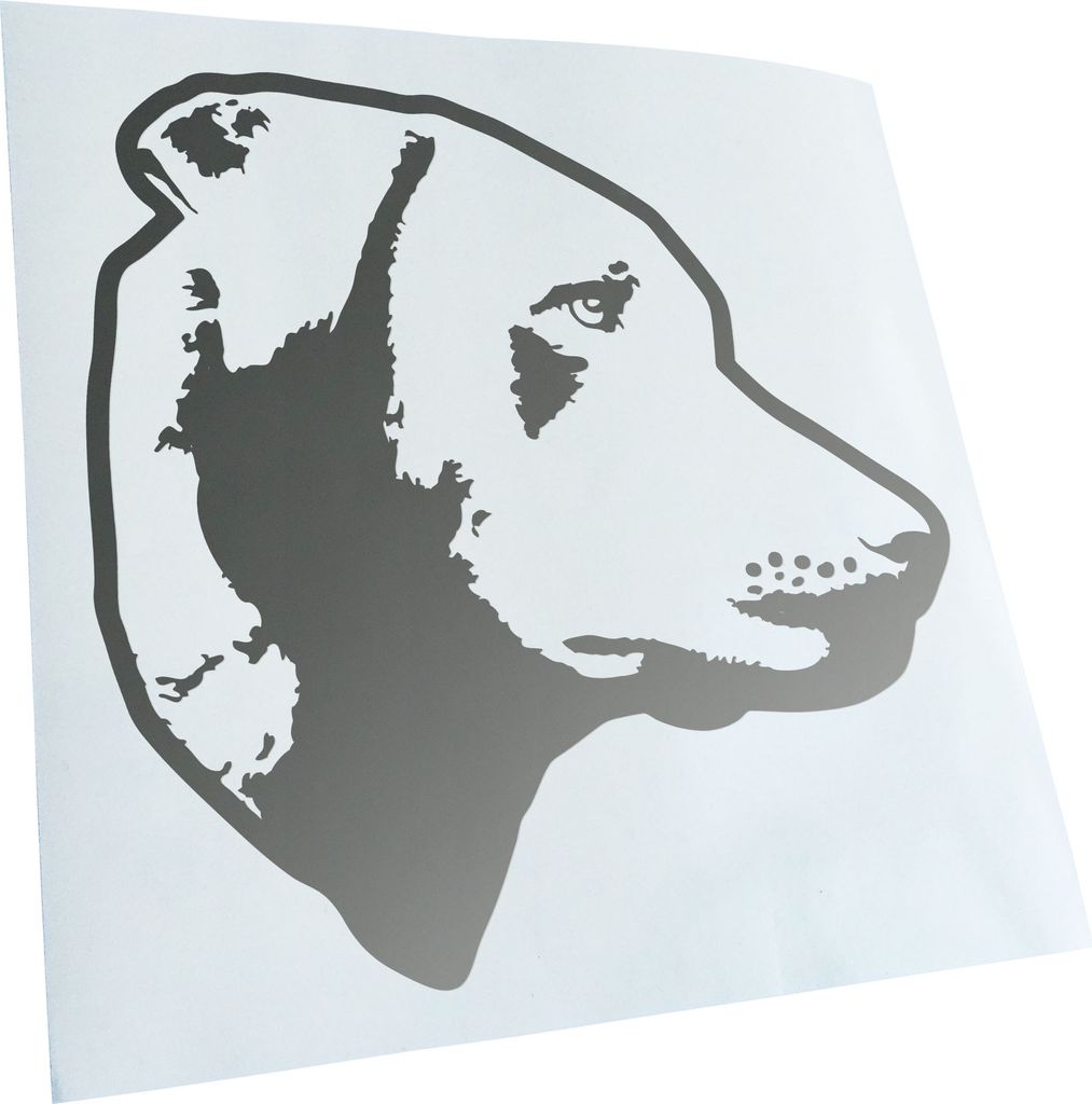 Kiwistar - Autoaufkleber - Chesapeake Bay Retriever Hund - Goldchrom - 10x10cm - Aufkleber für Auto, Laptop, Fahrrad, LKW, Motorrad mehrfarbig JDM...