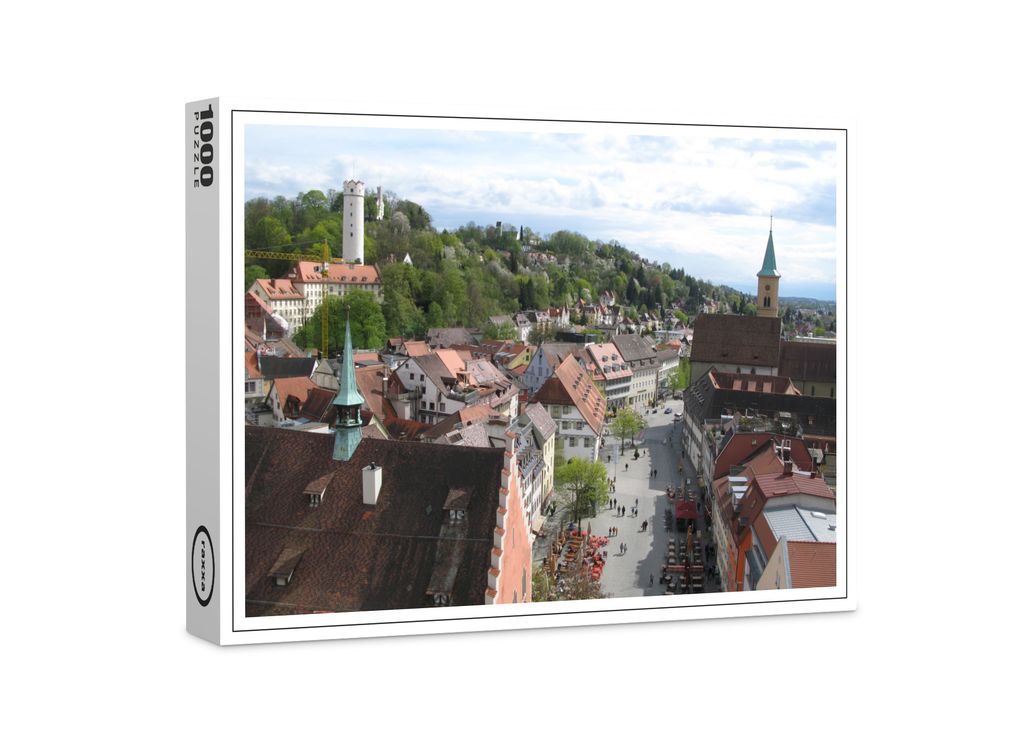 raxxa Premium-Puzzle "Ravensburg Vogelperspektive", 1000 Teile