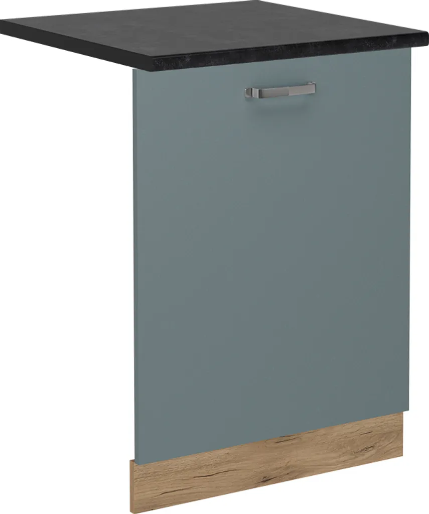 Frontale Lavastoviglie Vicco R-Line 60 cm Grigio-Blu e Quercia
