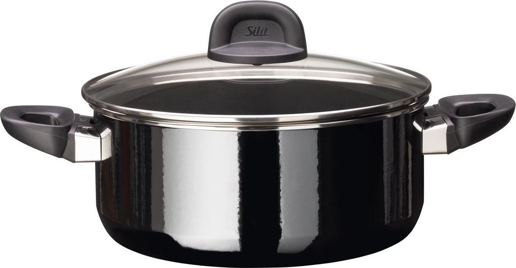 WMF Modesto Bratentopf 24cm Line black, Schwarz, Keramik, Produktbild 