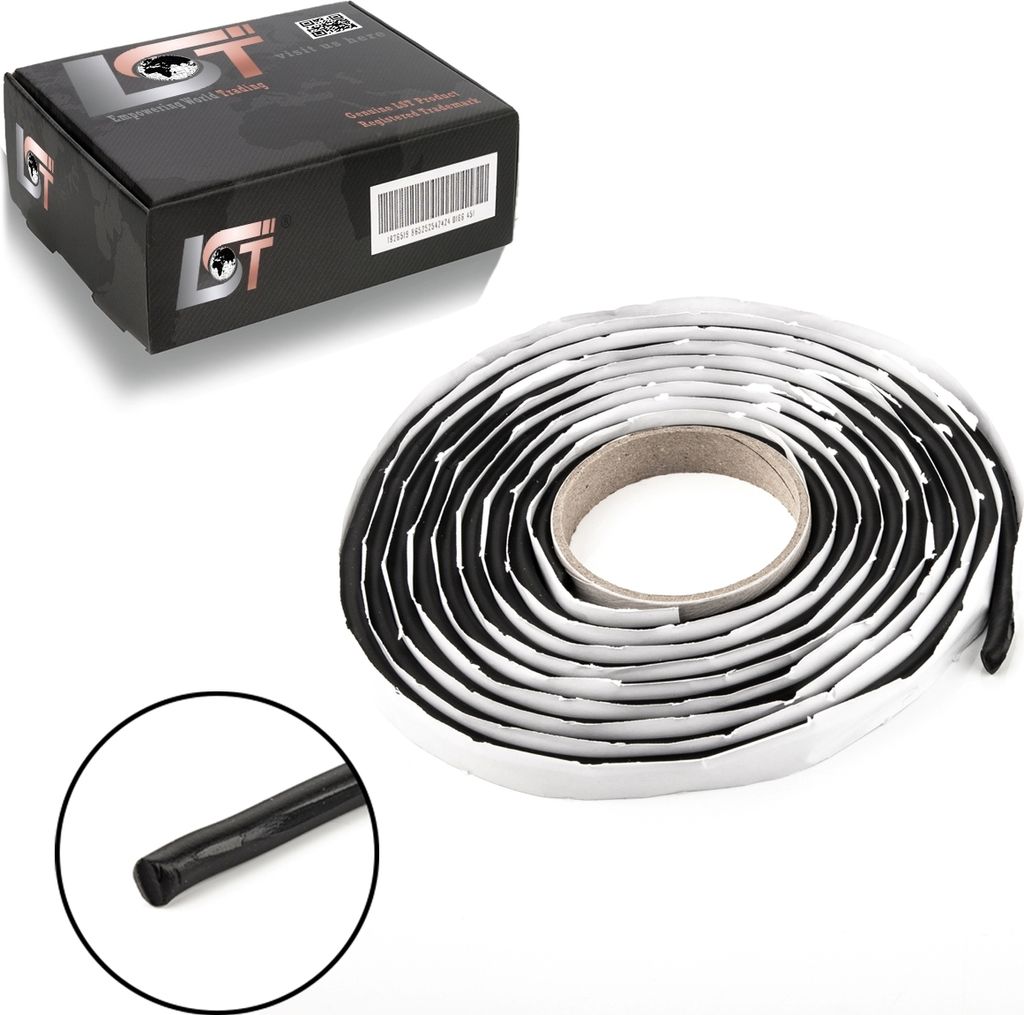 Butylrundschnur Butylband Ø 8mm 4m Klebeband Dichtung für Produktbild 