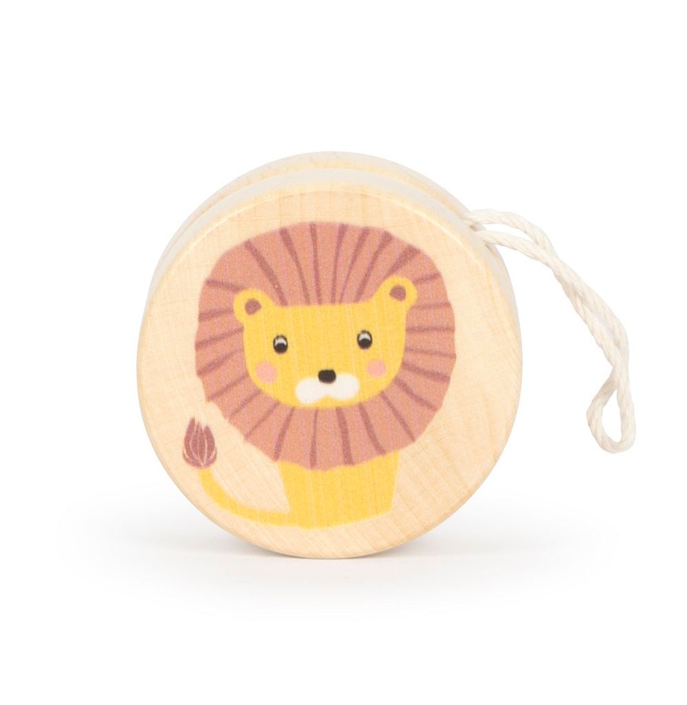 Kleiner Fuß aus Holz Yoyo Lion