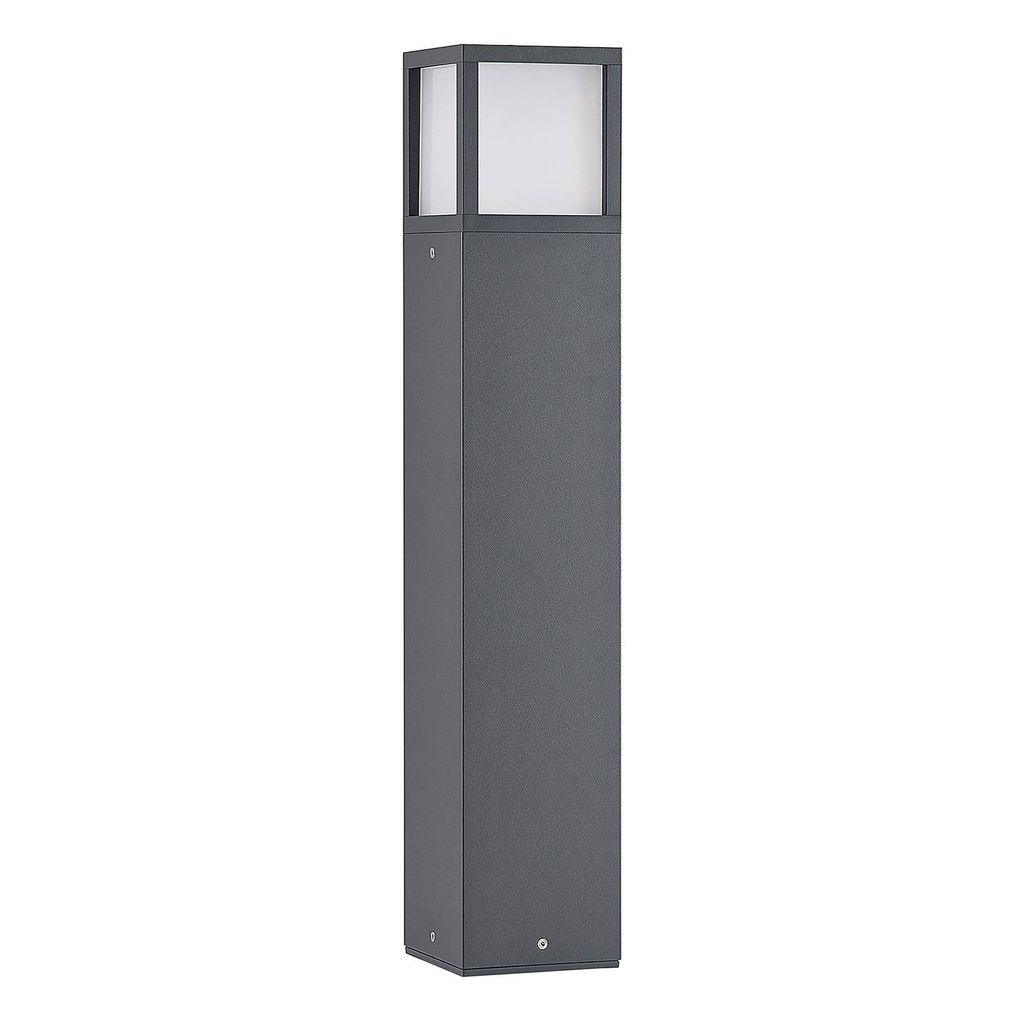 Lucande LED-Wegeleuchte Dewari, 65 cm, dunkelgrau, IP54