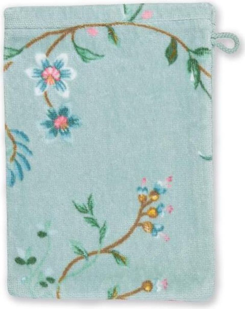 Pip Studio Waschlappen Les Fleurs_Blue_UV_UV_16x22 16 x 22 cm 3 Waschlappen