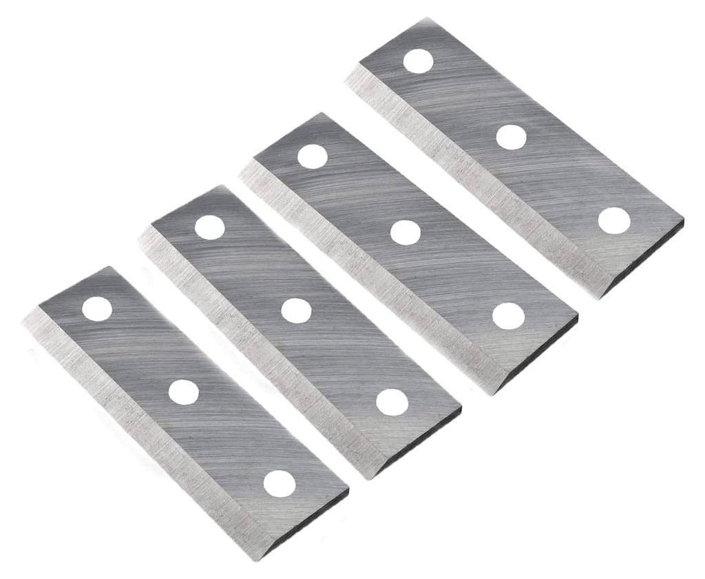 Ersatzklingen für Holzhäcksler und Mulcher, 2er-Set (4 Stück)