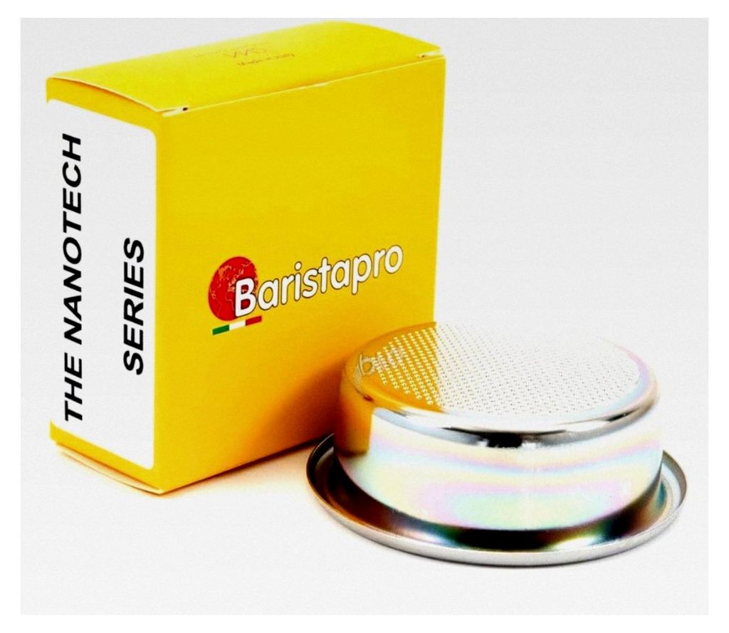 Präzisions-Doppel-Siebträgerkorb ohne Rillen, 18 g