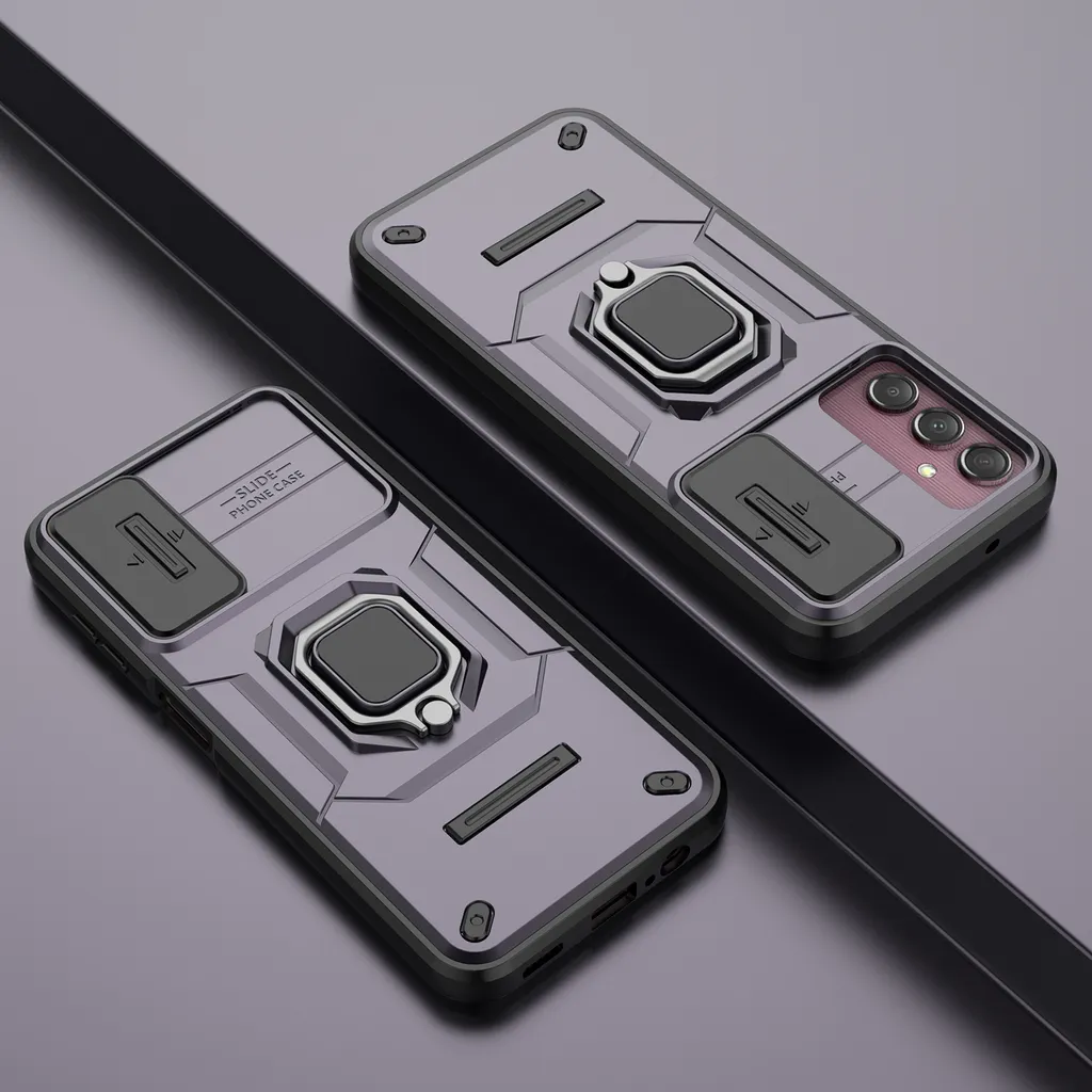 Cover Viola Samsung A14 5G - Design Moderno e Protezione Fotocamera - 4