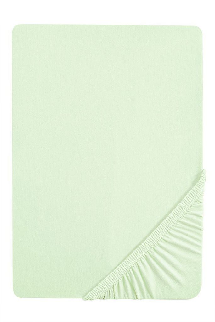 biberna Feinjersey-Spannbetttuch MINT 180-200x200 cm Produktbild 