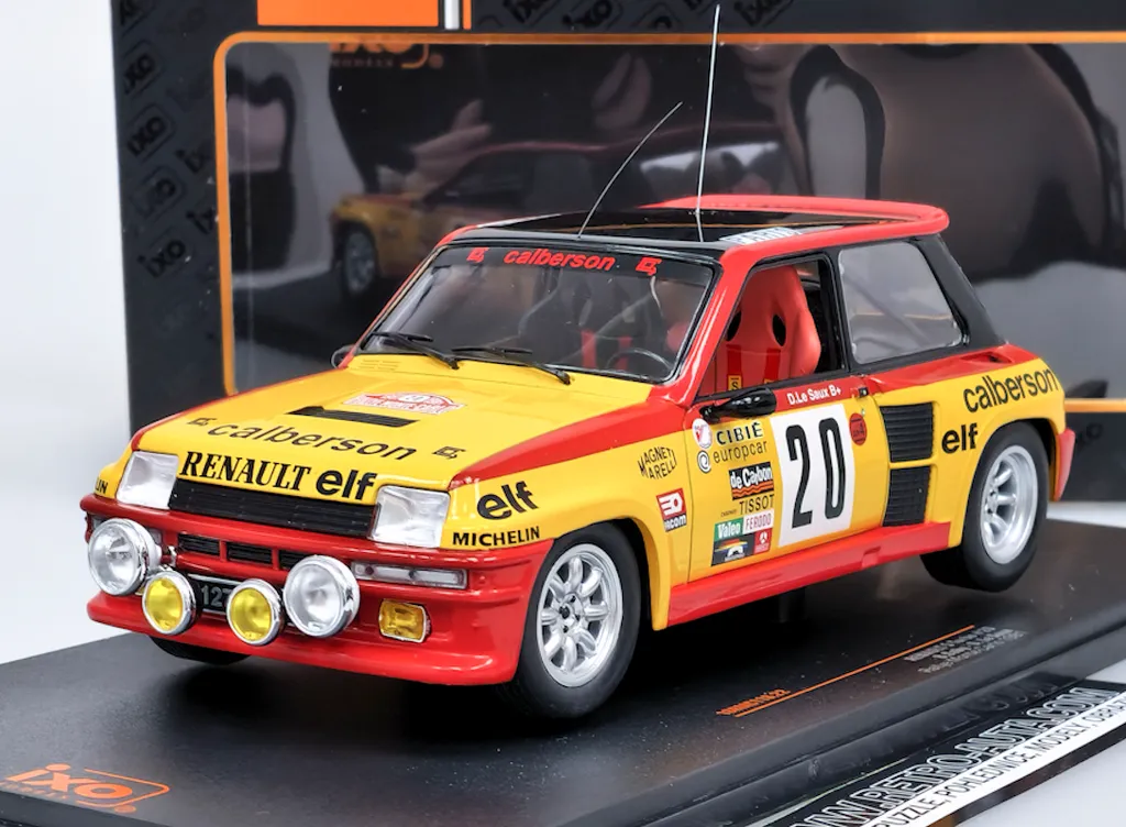 Voiture Miniature Renault 5 Turbo 1:18 Rallye Monte Carlo 1981 par IXO