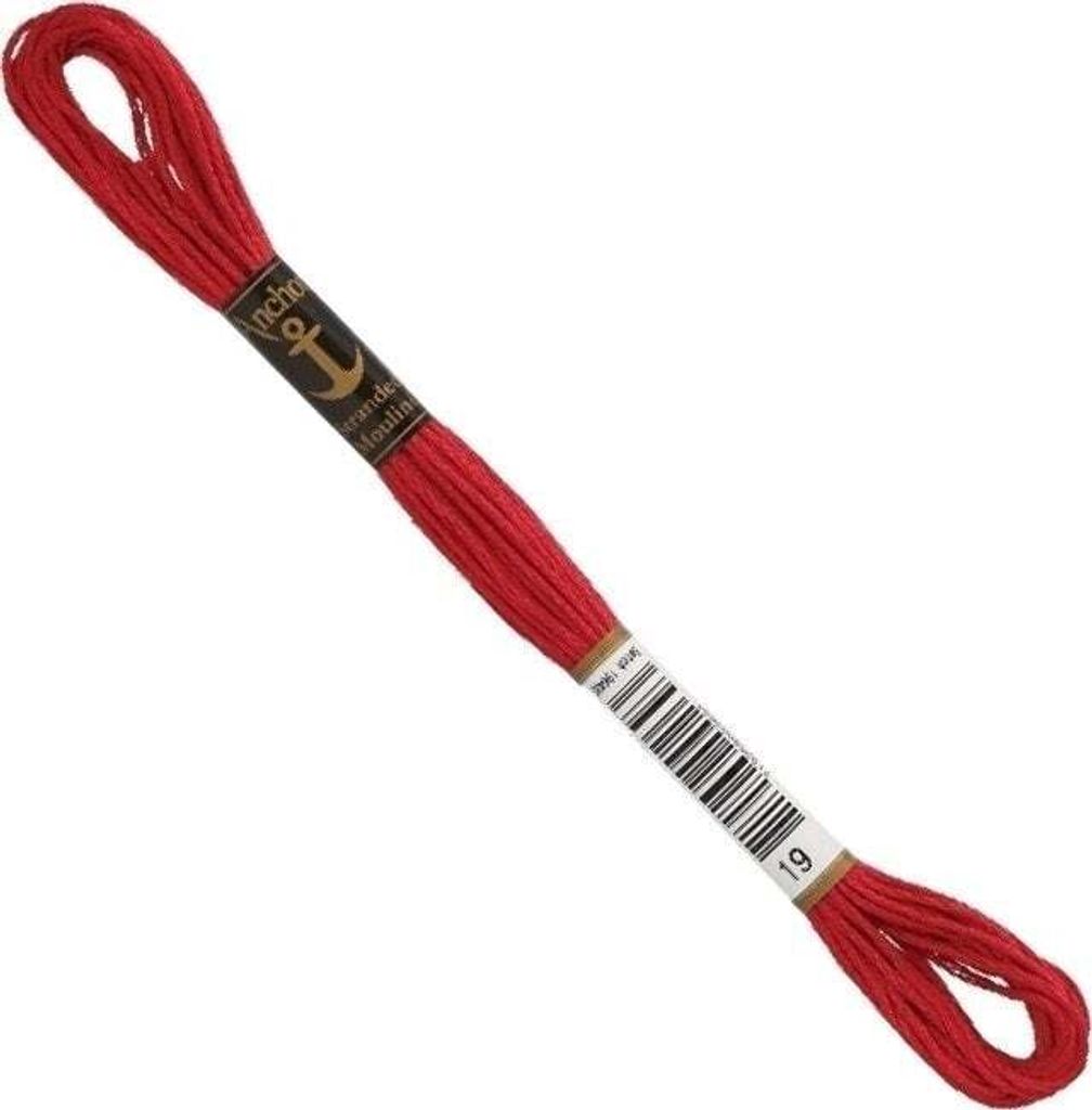 Filo da ricamo Anchor 4635000-00019 rosso camino, 100 % Immagine del prodotto 