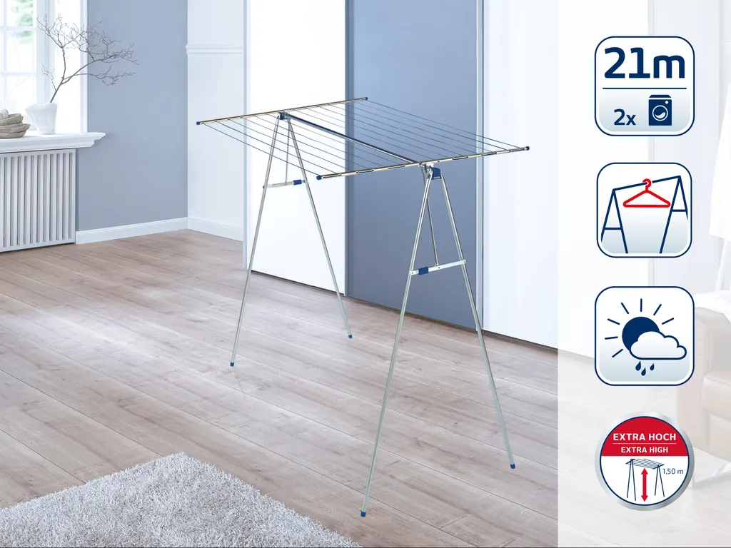Sèche-linge de Table Leifheit Star 72706 Idéal pour Petits Espaces 11m - 4