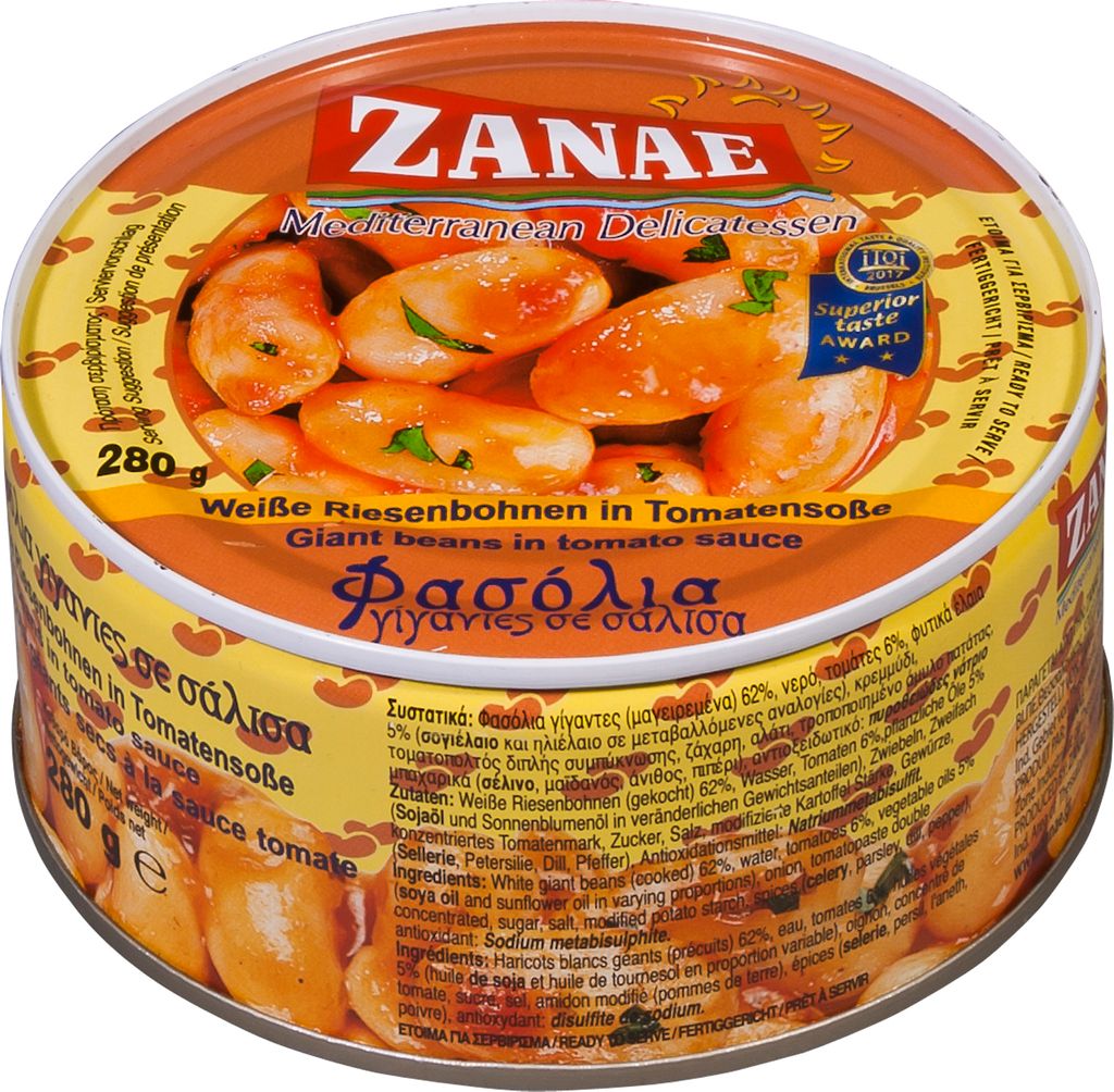 Fagioli bianchi giganti in salsa di pomodoro, 280 g Immagine del prodotto 