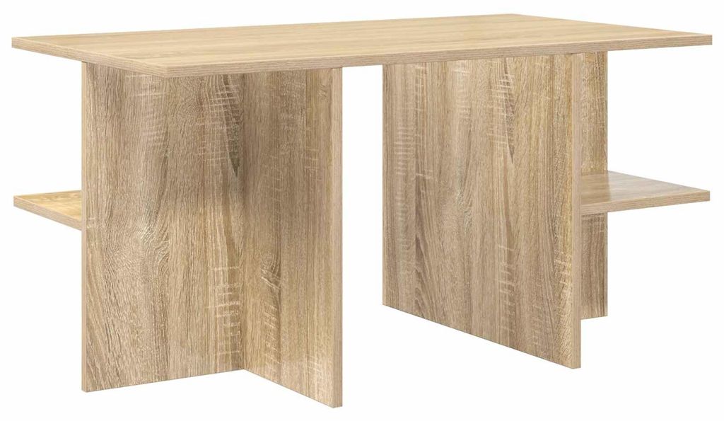 “2026 Modern“ Braun Couchtisch Sonoma-Eiche 87 x 50 x 45 cm Holzwerkstoff - Designermöbel 24286 - Couchtische
