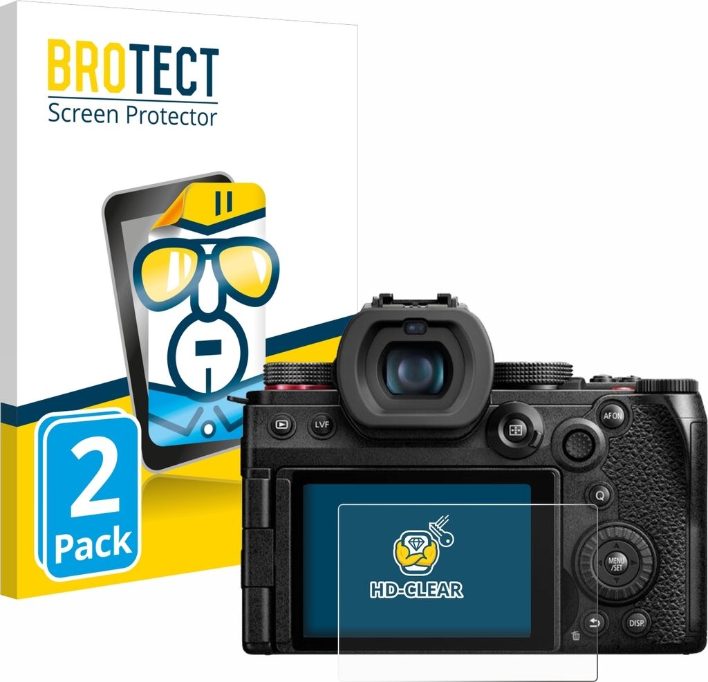 2x Für Panasonic Lumix DC-G9 II Schutzfolie BROTECT Produktbild 