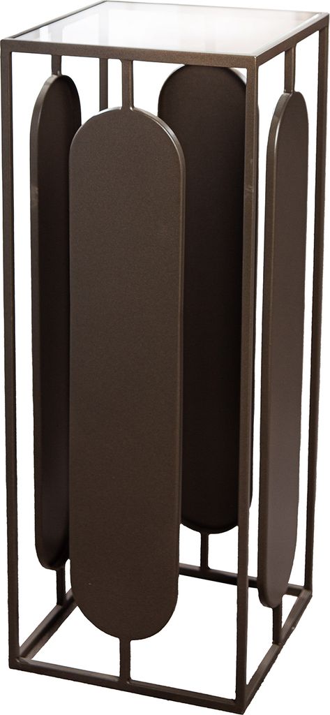 Casablanca by Gilde Säule Zulu anthrazitfarben H. 70 cm, 84319