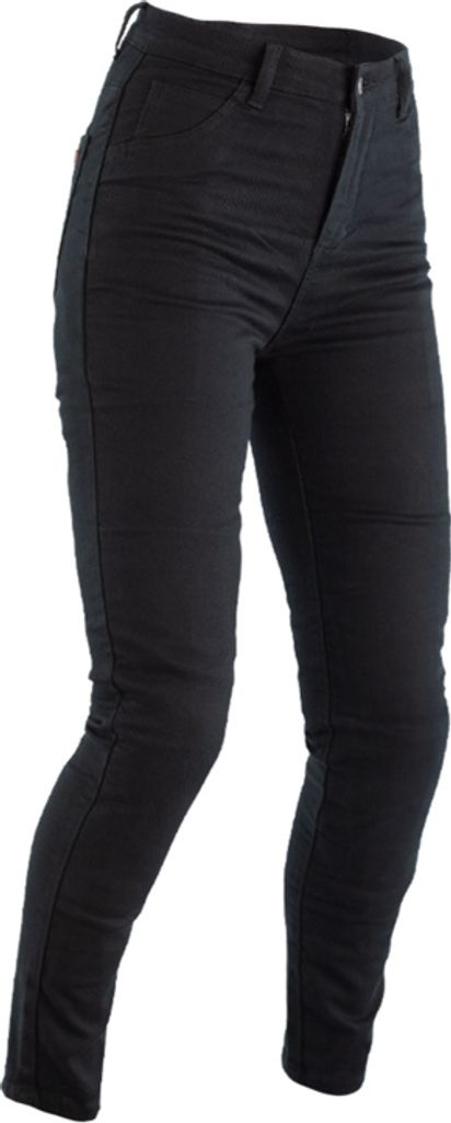 RST Jegging CE Verstärkte Damen Textil Jeans - Schwarz Twill Größe 3XL Kurzes Bein