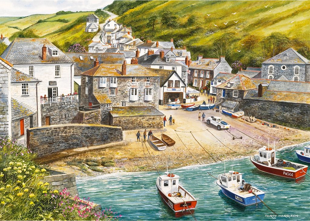 GIBSONS Puzzle Port Isaac, Kornwalia 500 Teile Zdjęcie produktu 