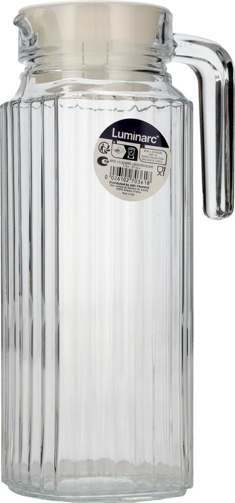 Kanvica na vodu Luminarc QUADRO 1,2 l Obrázok produktu 