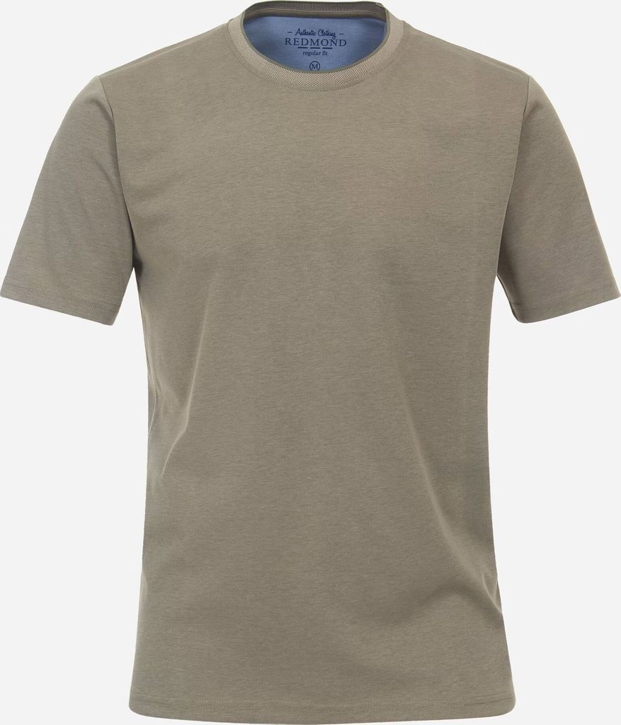 REDMOND Casual Herren T-Shirt Rundhals Regular Jersey Produktbild 