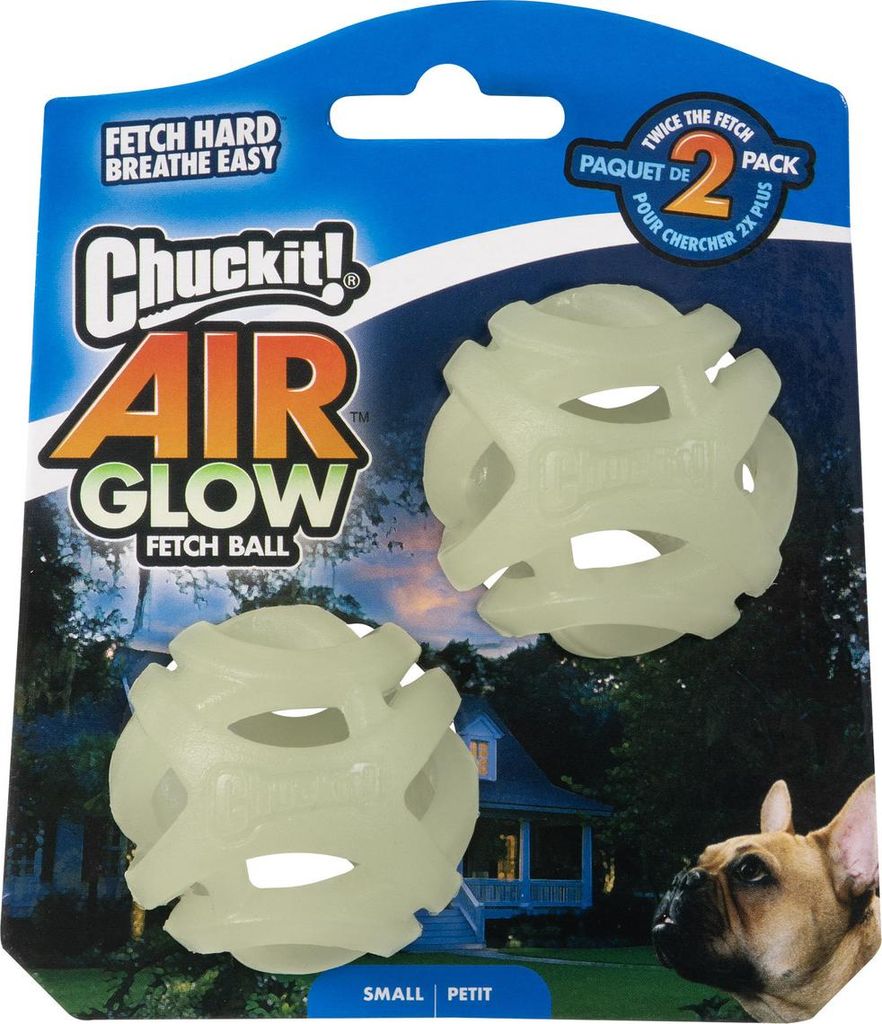 Chuckit Max glow air fetch ball S 2pk
