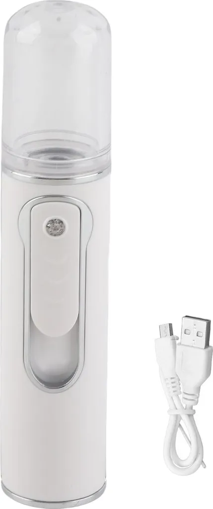 Mini vaporizzatore portatile Nano Facial Mister, umidificatore ricaricabile USB con serbatoio d'acqua visivo da 30 ml per l'idratazione del viso