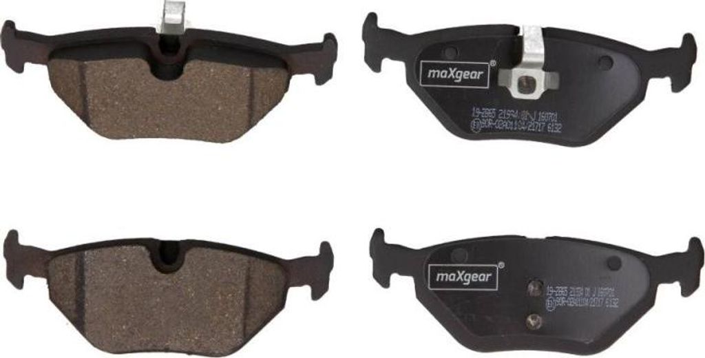 MAXGEAR Bremsbeläge Satz Hinten Bremsklötze für BMW 3 Limousine (E36) 19-2865