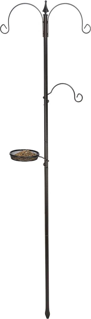 Mangiatoia Uccelli 190 cm Professionale - Set 3 Portagnocche