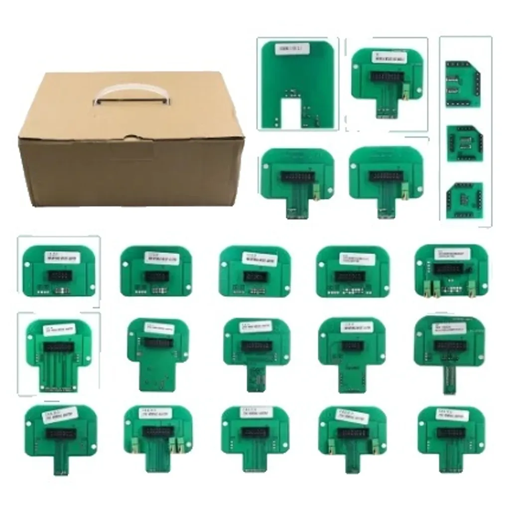 Programmateur ECU Chip Tuning LED Inox avec 22 Adaptateurs Sondes